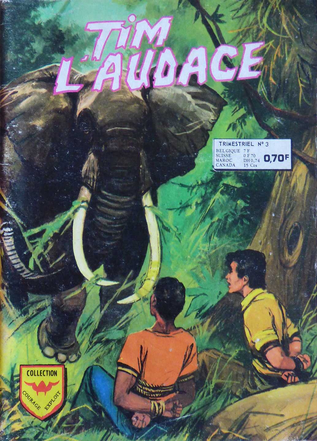 Scan de la Couverture Tim L'Audace 2 n 3